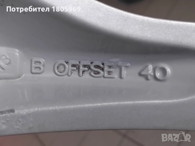 4бр. ал. джанти Nissan (оригинални) 5x114,3 , 6,5x17 , ET40 , централен отвор 66,1мм, снимка 9 - Гуми и джанти - 51809942