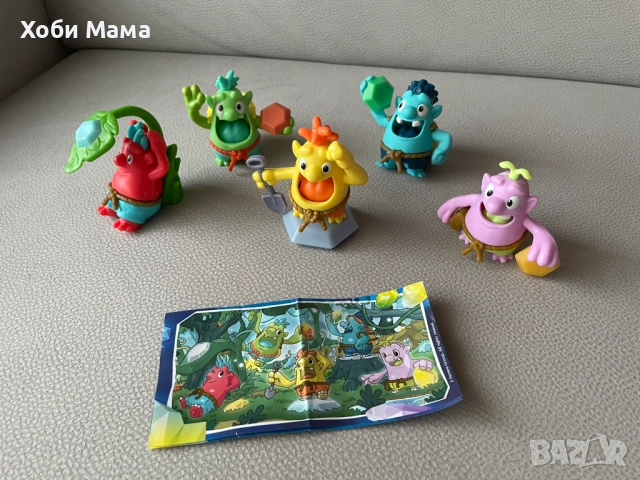 Kinder Maxi Magic Gems Trolls Пълна Серия Тролчета 2021/22