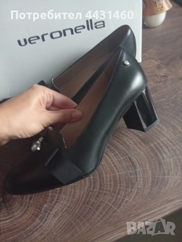 Нови обувки Veronella, естествена кожа, снимка 2 - Дамски обувки на ток - 51488924