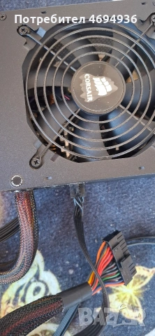 захранване Corsair CX600M , снимка 2 - Захранвания и кутии - 54302343