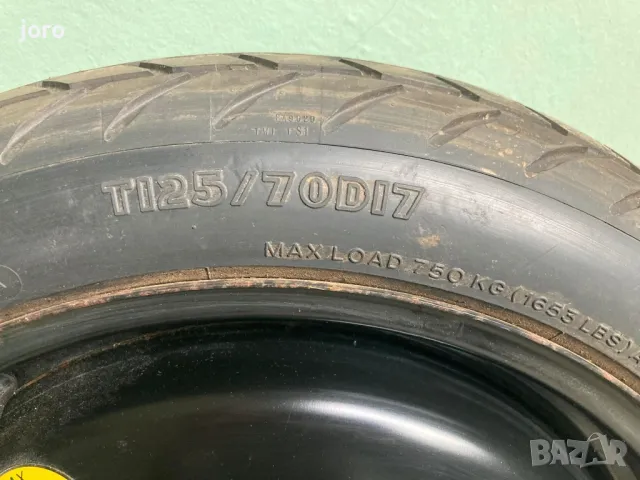 Патерица 17" Toyota 5×114.3/60.1, снимка 4 - Гуми и джанти - 47070913