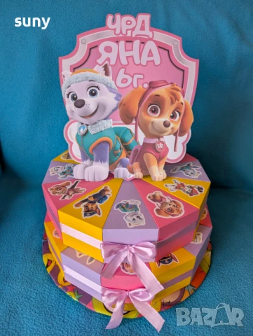 Картонена торта Стич, снимка 5 - Други - 50953425