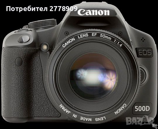 Canon DLSR фотоапарат тяло EF EOS 500D, снимка 4 - Фотоапарати - 45114470