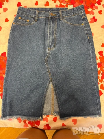 Дънкена пола от SHEIN / Шийн, снимка 5 - Поли - 51097430