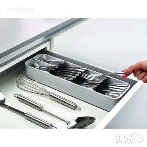 Стилен органайзер за чекмедже в цвят „Кремава есен“ (40х11 см) 4733, снимка 3 - Аксесоари за кухня - 53978670