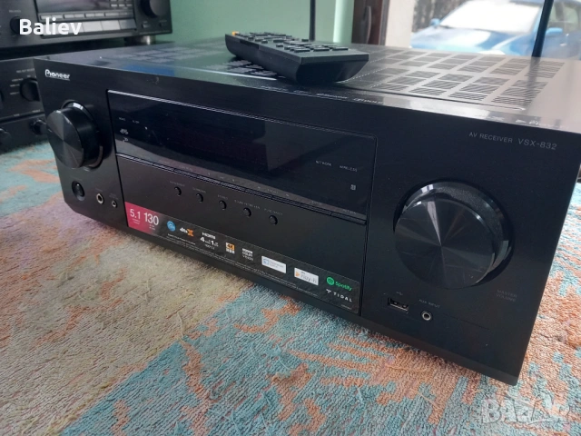 PIONEER VSX-832 5.1 CHANNEL A/V NETWORK RECEIVER , снимка 10 - Ресийвъри, усилватели, смесителни пултове - 53068985