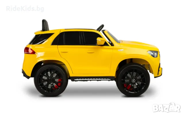 Луксозен детски акумулаторен джип MERCEDES W166 – Жълт, с дистанционно и LED светлини, снимка 8 - Детски велосипеди, триколки и коли - 50099674