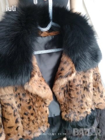 палто от естествен косъм , снимка 2 - Палта, манта - 53664643