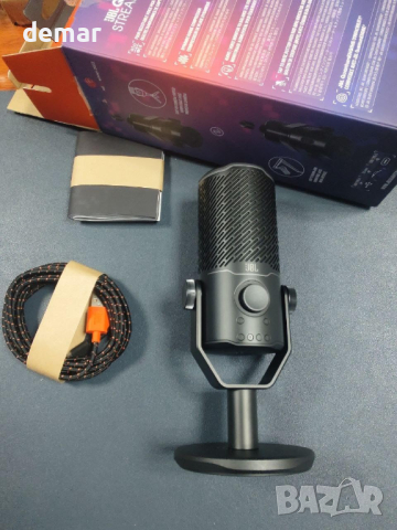 JBL Quantum Stream Studio, троен кондензаторен USB микрофон, снимка 10 - Микрофони - 45057433