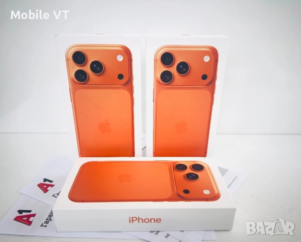 НОВ! iPhone 17 Pro 256GB Cosmic Orange ГАРАНЦИЯ 24 Месеца!, снимка 3 - Apple iPhone - 52677138