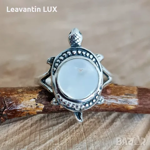 5662
Сребърен пръстен със Седеф, снимка 1