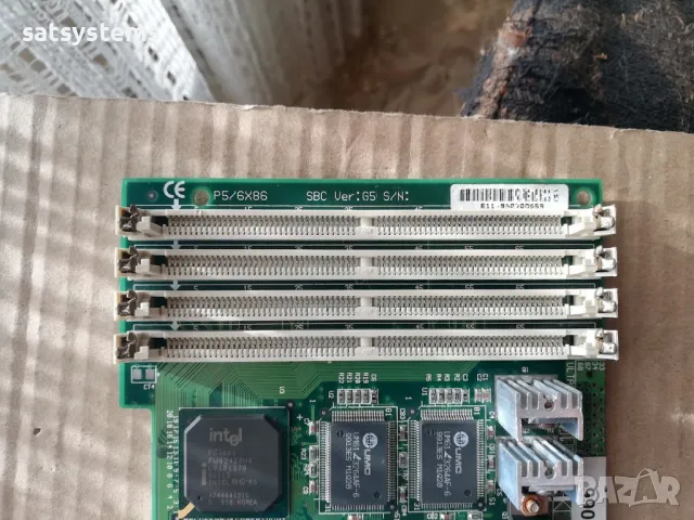 Pentium/6X86 SBC Ver.G5 ISA Single Board Computer CPU+FAN+RAM, снимка 9 - Дънни платки - 47461656