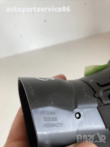 Въздуховод за Peugeot 308 2.0 HDi Rhd (2009) 9655994277, снимка 2 - Части - 53625076