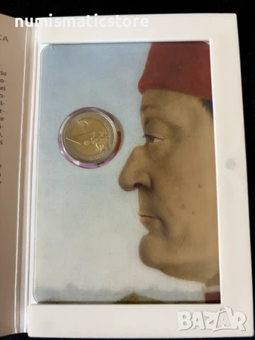 Сан Марино 2022 – 2 евро - 530 години от смъртта на Пиеро дела Франческа BU, снимка 3 - Нумизматика и бонистика - 50771973
