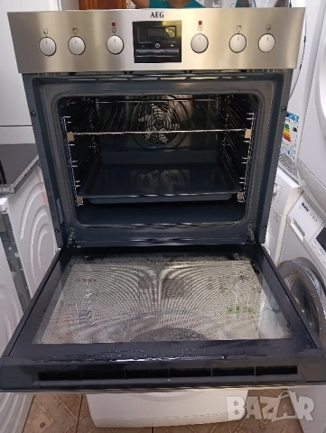 Иноксова печка за вграждане АЕГ Aeg с две години гаранция!, снимка 3 - Печки, фурни - 52004699