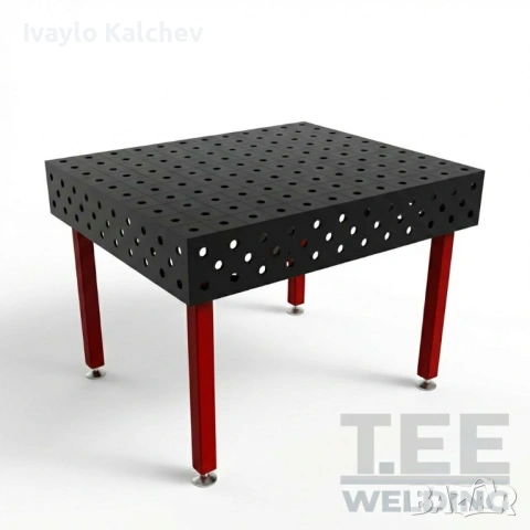 Заваръчна маса 1200×1000 мм (8 мм плот) | ЛИЗИНГ