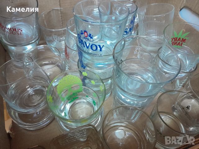 Чаши за водка - стъклени, снимка 3 - Чаши - 46019075