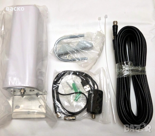 Външна цифрова ТВ антена -35 дБ нова, снимка 3 - Приемници и антени - 52528796