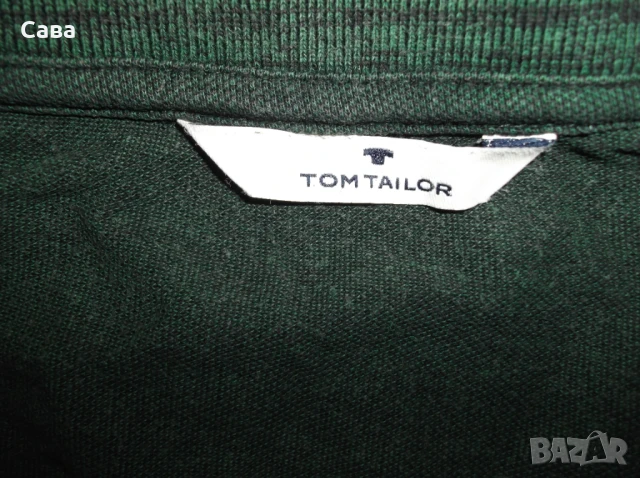 Тениски TOM TAILOR  мъжки,ХЛ  /бяла и зелена/, снимка 5 - Тениски - 41856705