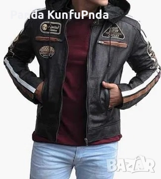 Кожено яке от естествена кожа, снимка 2 - Якета - 52661032