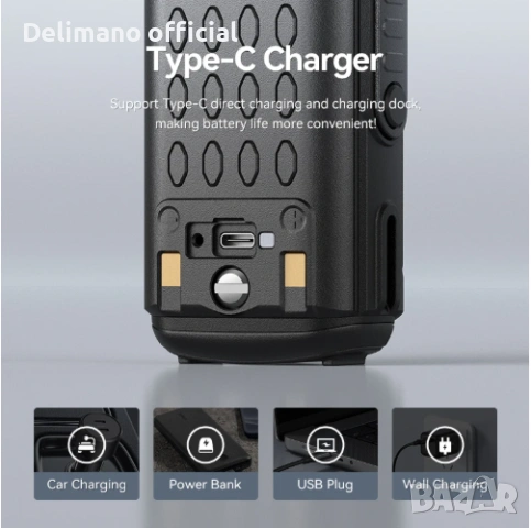 Нова трибандова BAOFENG UV 20 Ultra 30w 14000mah 136-174; 220-260,400-520 usb зареждане PMR лов От в, снимка 10 - Друга електроника - 54269115