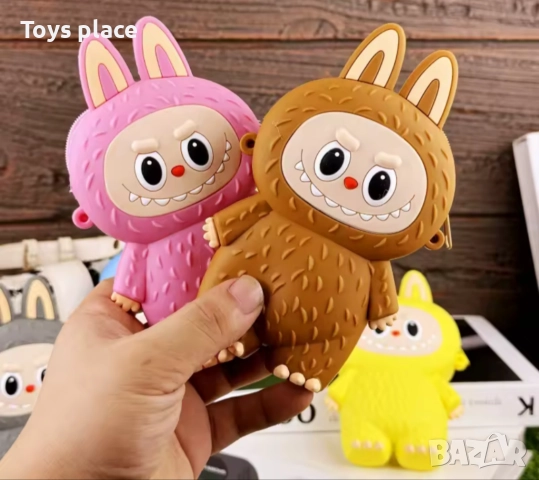 Силиконова малка чанта Лабубу Labubu, снимка 2 - Детски портмонета - 51487926