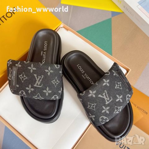 дамски Чехли LOUIS VUITTON-реплика, снимка 6 - Чехли - 45388966