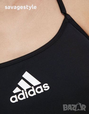 Спортно бюстие ADIDAS AeroReact Training Light Support Bra Black, снимка 3 - Потници - 46280025