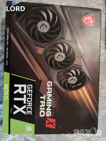 Видеокарта MSI RTX 3070Ti 8GB Gaming X Trio , снимка 7 - Видеокарти - 52497810