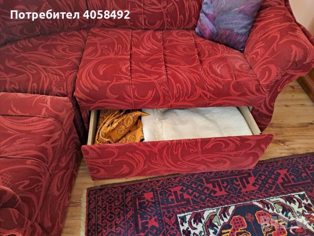 Продавам неразтегателен ъглов диван, снимка 3 - Дивани и мека мебел - 45174985