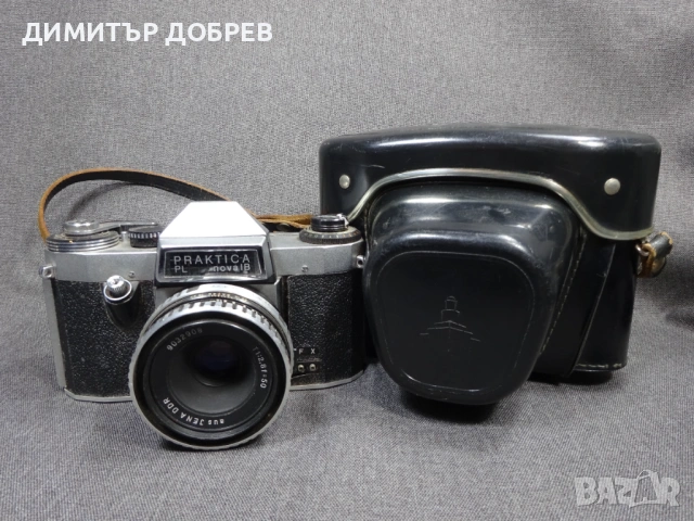 СТАР РЕТРО SLR ФОТОАПАРАТ PRAKTICA PL NOVA 1B + CARL ZEISS TESSAR 2.8/50 М42