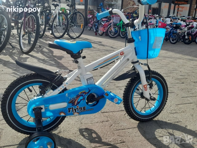 MONI Велосипед 12" 1290 син, снимка 4 - Велосипеди - 53759064