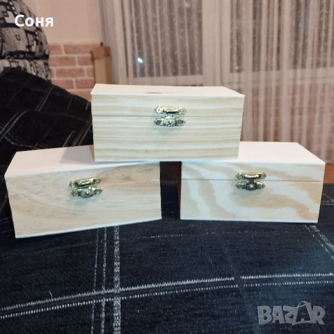 Дървени правоъгълни кутийки за вашите проекти и идеи , снимка 7 - Декорация за дома - 53063098