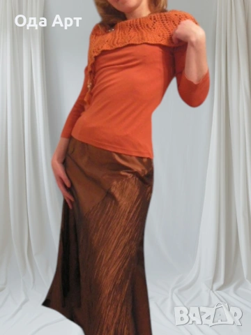 Цена за двете! Италия, вискоза. , снимка 4 - Ризи - 53528976