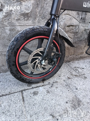 Електрическо колело 14 цола сгъваемо леко и удобно с ляти капли , снимка 7 - Велосипеди - 54102531