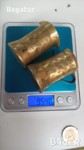 Възрожденски бронзови,мерки,чашки за алкохол,царски,кръчмарски, снимка 5 - Антикварни и старинни предмети - 54044258