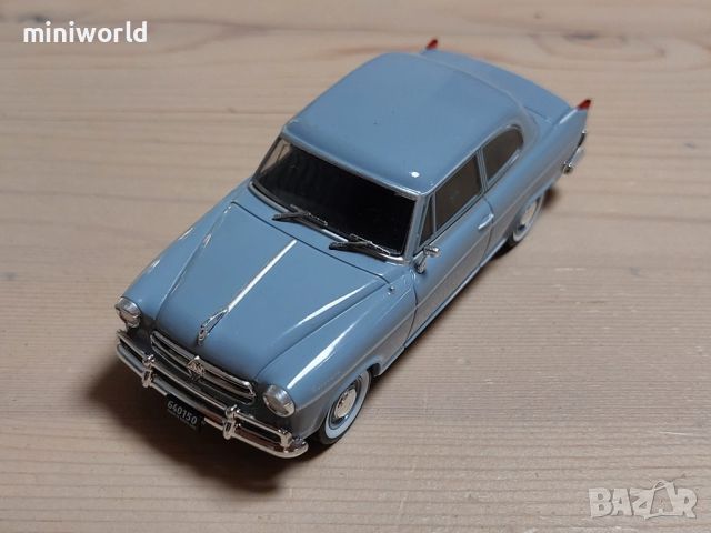 Borgward Isabella 1961 - мащаб 1:43 на Salvat моделът е нов в блистер, снимка 7 - Колекции - 45865328