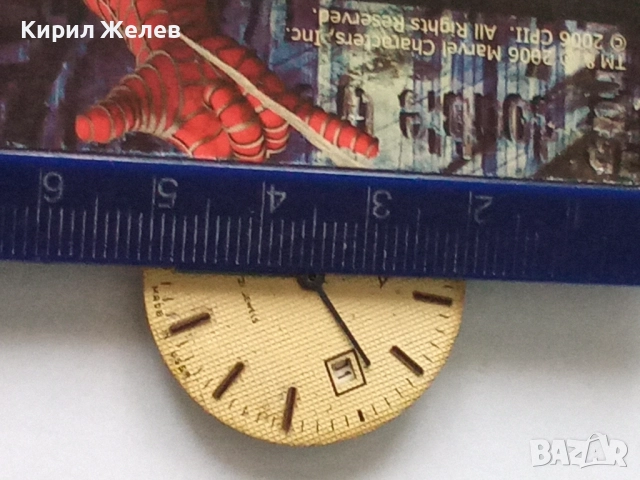 Механизъм с циферблат от стар ръчен часовник 52122, снимка 9 - Мъжки - 52264212