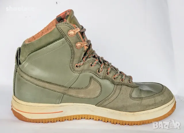 Nike Air Force 1 Hi DCNS Military Boot Silver Sage/Medium Olive 537889-300

, снимка 4 - Мъжки боти - 47970378