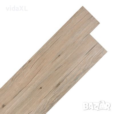 vidaXL Самозалепващи подови дъски от PVC 5,02 м² 2 мм цвят кафяв дъб.SKU:245173, снимка 1 - Други - 45583116