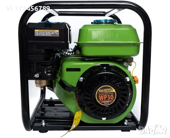 Бензинова помпа за вода PROCRAFT WP30, 2″, 5.5 к.с., 23 м, 30 м³/ч, снимка 2 - Напояване - 51951221