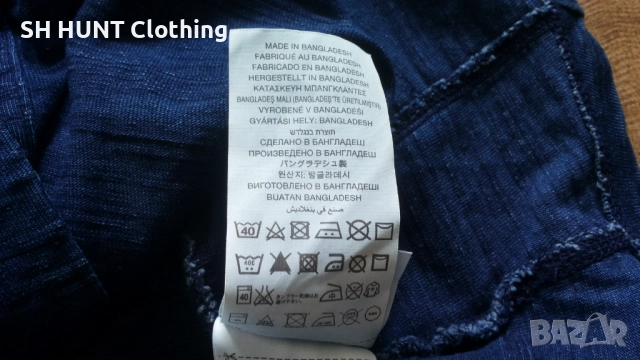 G-STAR VAN JONES INDIGO SHIRT Размер M - L мъжка еластична риза 12-60, снимка 17 - Ризи - 52795013