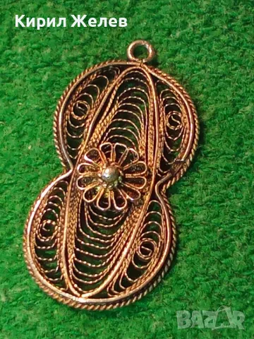 СТАРИНЕН ФИЛИГРАНЕН СРЕБЪРЕН МЕДАЛЬОН СРЕБРО ВИСОКА ПРОБА ХУДОЖЕСТВЕНА РЪЧНА МАЙСТОРСКА РАБОТА 49349, снимка 14 - Антикварни и старинни предмети - 49551698