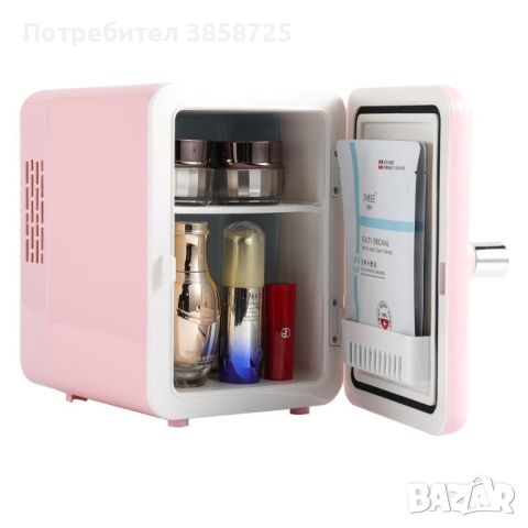 Мини преносим хладилник, подходящ за козметика KUMTEL HMFR-01,HMFR-03,HMFR-04, снимка 2 - Хладилници - 46472029