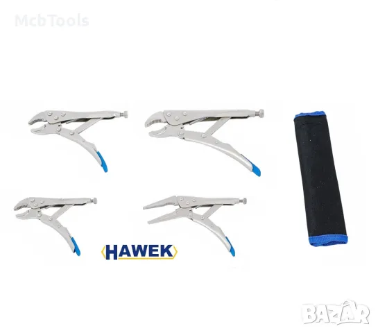 Комплект клещи чираци, 4 части HAWEK, снимка 5 - Клещи - 49742905