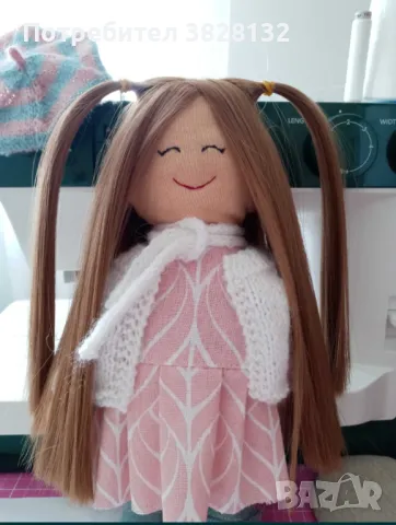 Авторска Кукла ръчна изработка, снимка 3 - Декорация за дома - 50177914