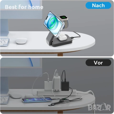 Преносимо безжично зарядно за пътуване , снимка 7 - Зарядни за кола - 51056273