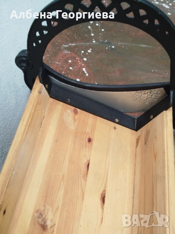 Немска дървена   ретро гилотина , снимка 6 - Колекции - 53028269