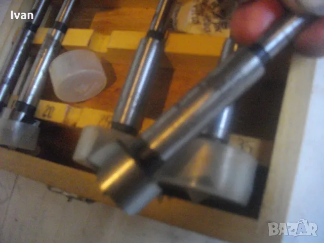 15-35мм НОВ КОМПЛЕКТ ГОЛЕМИ ФРЕЗЕРИ ЗА ОБЕРФРЕЗА В ДЪРВЕНА КУТИЯ ГЕРМАНИЯ/НИДЕРЛАНДИЯ, снимка 16 - Други инструменти - 49775576