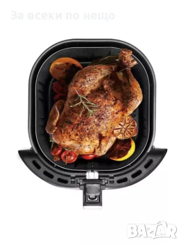 Фритюрник с горещ въздух Air Fryer Voltz/Rosberg V51980F, 1800W, 6.0 литра, Черен Код R211, снимка 3 - Фритюрници - 48485781